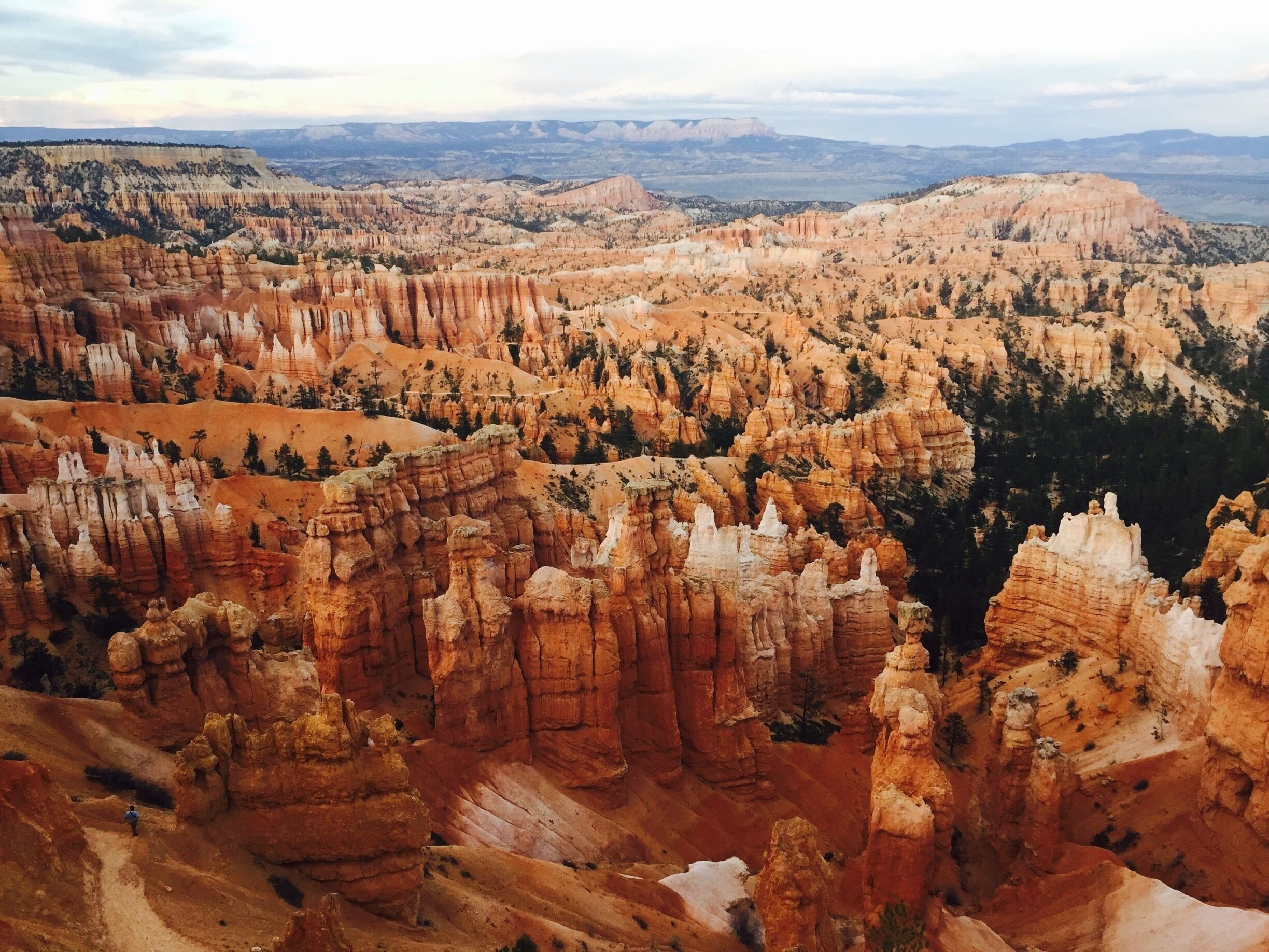 Took this photo during sunset at the Sunset Point in Bryce Canyon National Park.