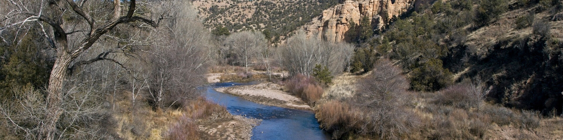 Gila River in Gila National Forest in New Mexico