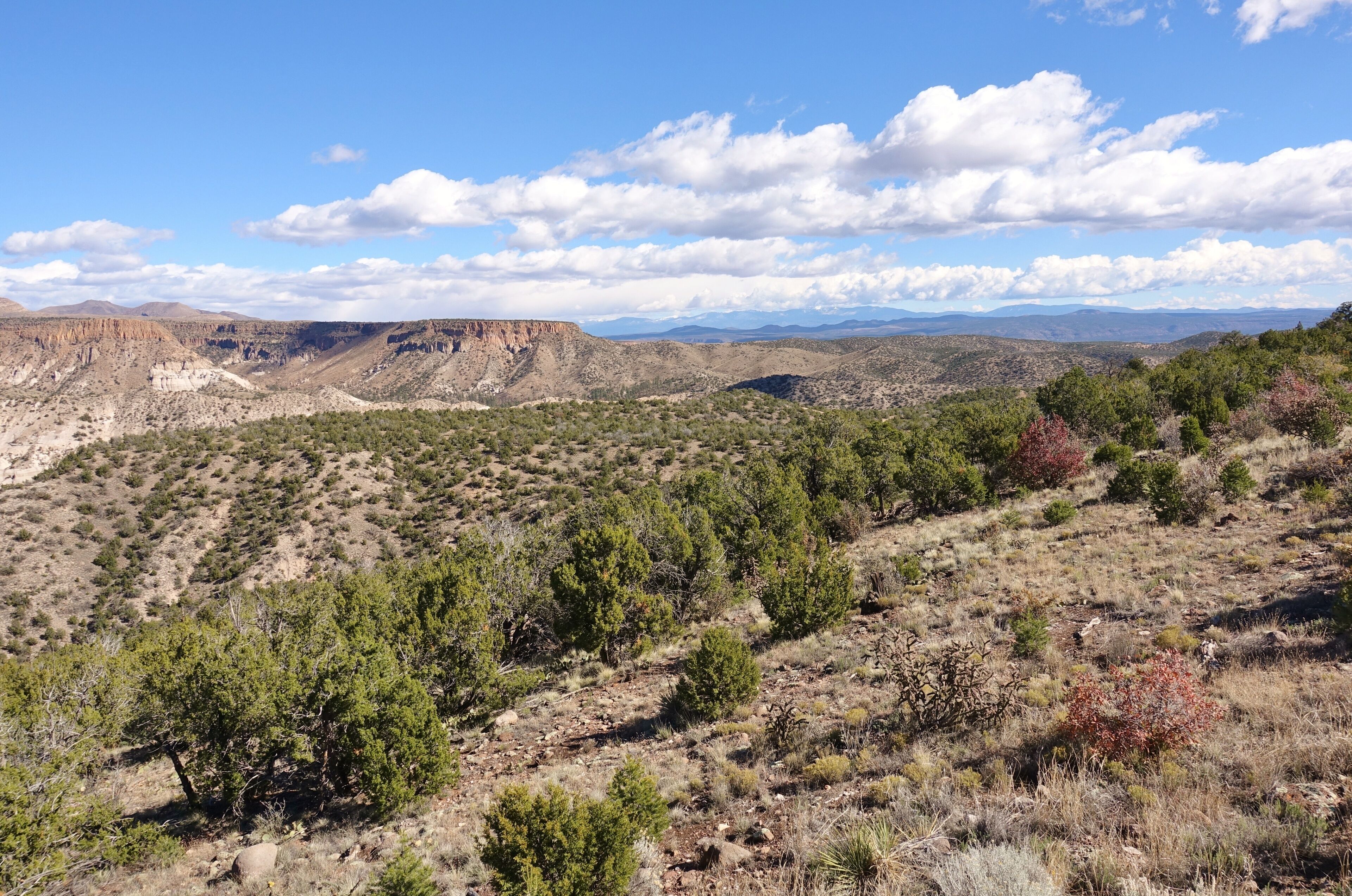 View of the Kasha-Katuwe Tent Rocks National Monument in New Mexico