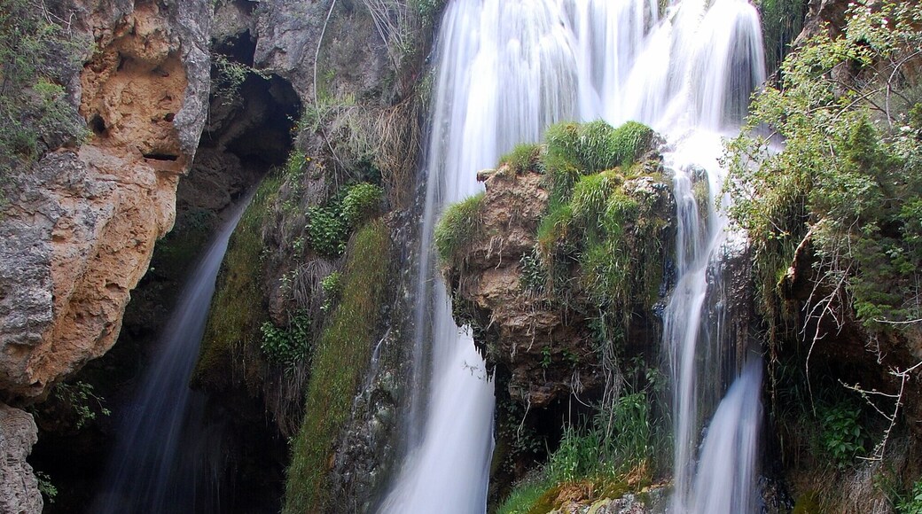 "Cascada Batida", a waterfall near Calomarde (Teruel, Spain)