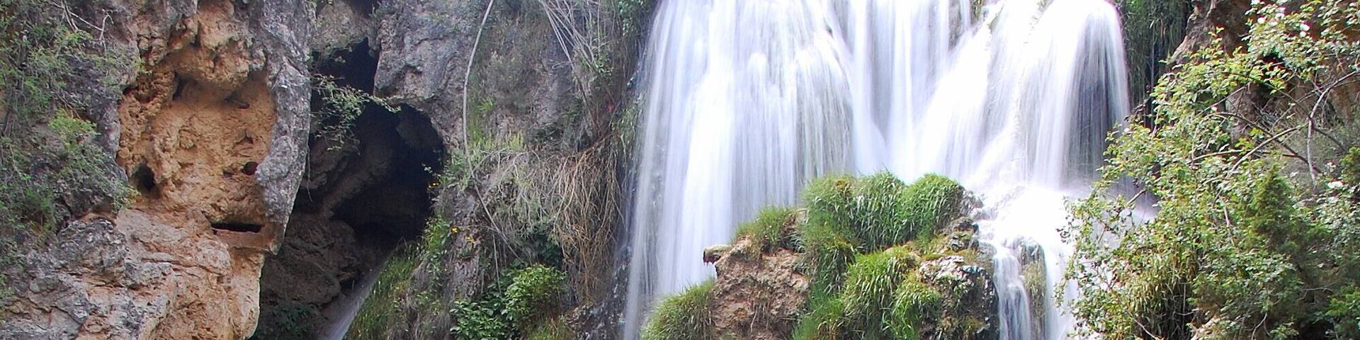 "Cascada Batida", a waterfall near Calomarde (Teruel, Spain)