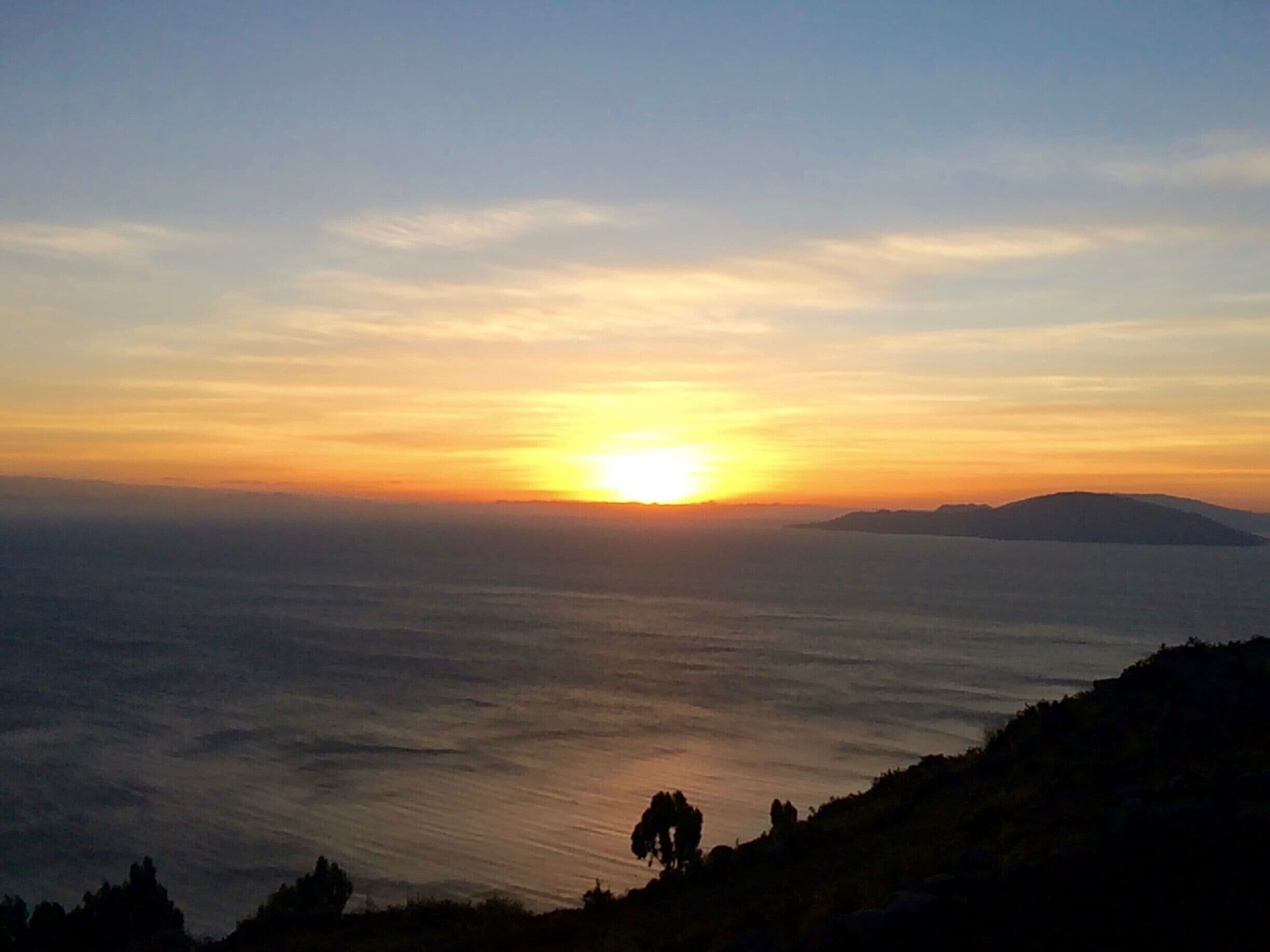 El lago mas alto del mundo.
