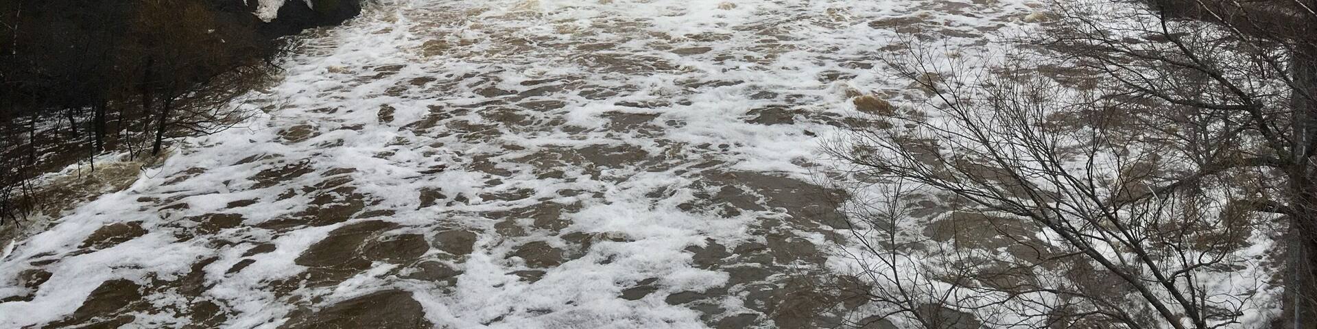 The parc des chutes is an excellent spot downtown Rivière-du-loup to go for a hike.