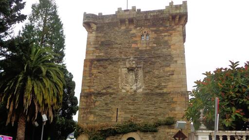The late 14th century Andrade Tower in Galicia, which was once part of a palace complex. It's one of the highlights in the town of Pontedeume. The town was founded ex novo by the town charter of Alfonso X the Wise in 1270. The town is located on the English Way path of the Camino de Santiago.
I took this photo in March 2016.