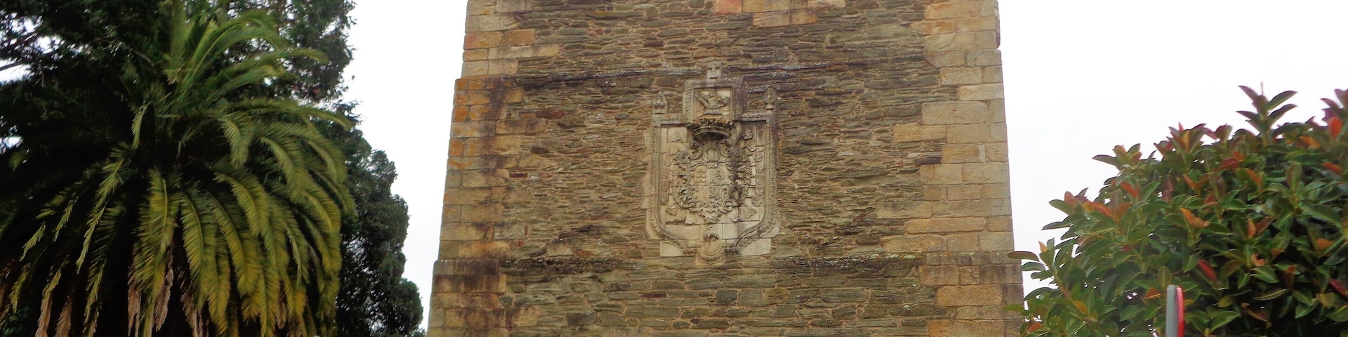 The late 14th century Andrade Tower in Galicia, which was once part of a palace complex. It's one of the highlights in the town of Pontedeume. The town was founded ex novo by the town charter of Alfonso X the Wise in 1270. The town is located on the English Way path of the Camino de Santiago.
I took this photo in March 2016.