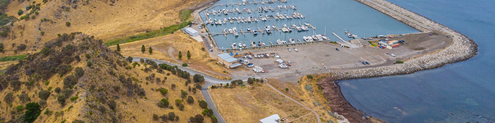 Marina at Wirrina cove in Australia