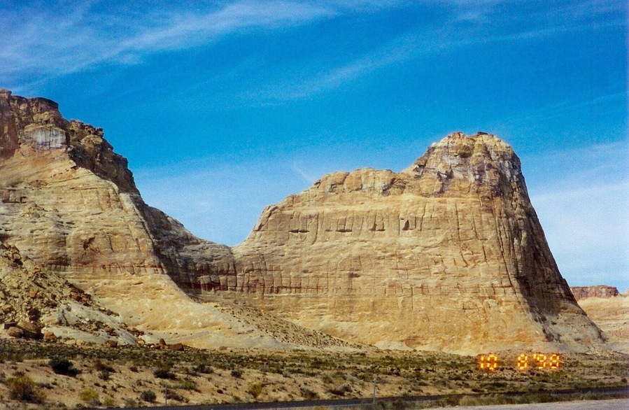 Checking out the countryside near Lake Powell.