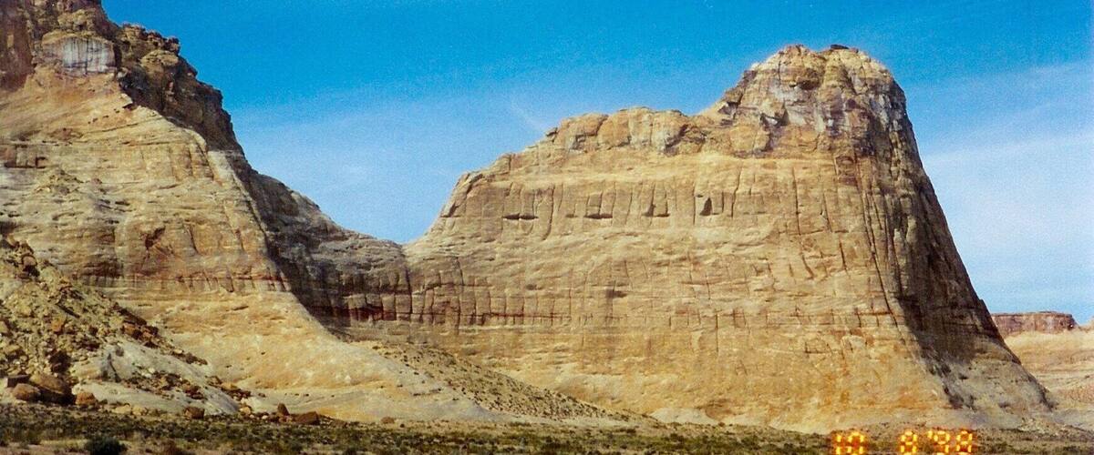 Checking out the countryside near Lake Powell.