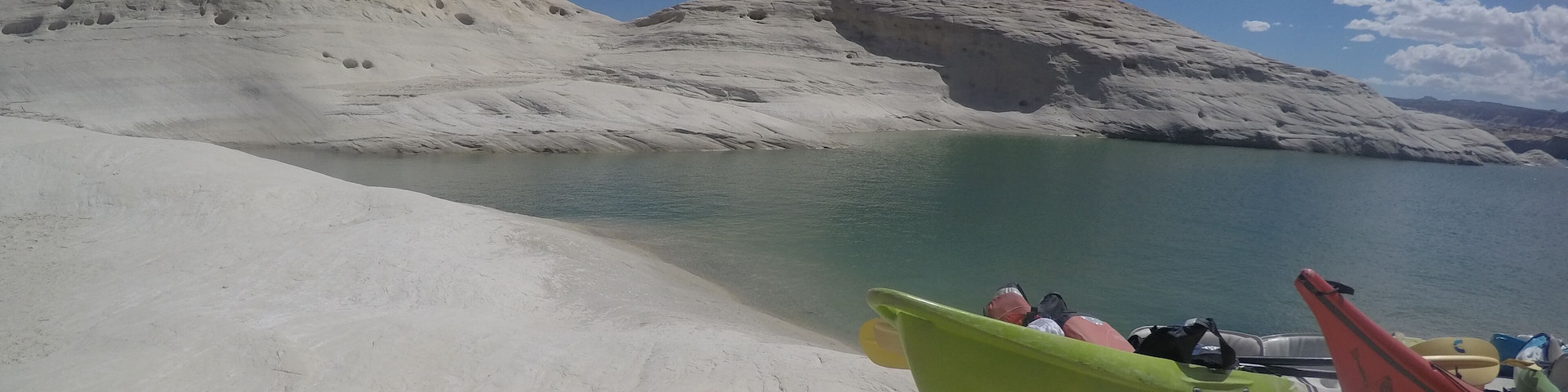 Signed up for kayaking tour of Lone Canyon http://www.lakepowellhiddencanyonkayak.com/
Enjoyed every second of it.