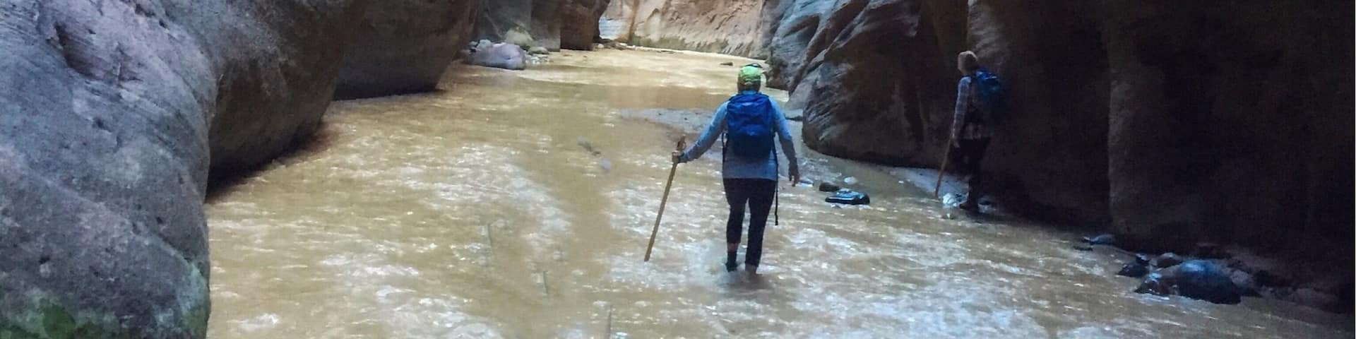 This hike was the true adventure. Something different, kind of an "out of the box" experience. Navigating through knee deep rocky waters surrounded by awe inspiring surroundings. Definitely something to brag about & relive over & over.