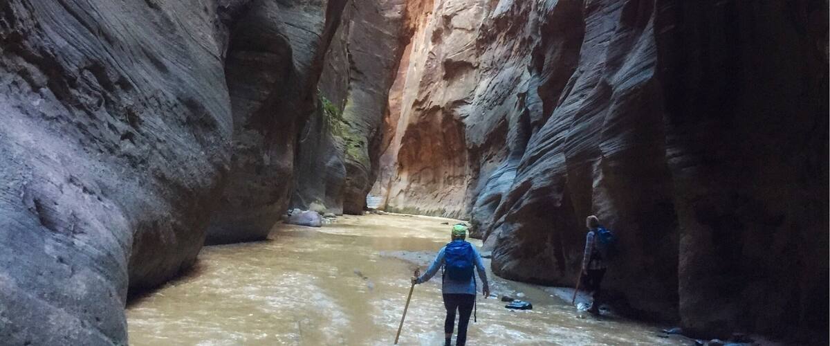 This hike was the true adventure. Something different, kind of an "out of the box" experience. Navigating through knee deep rocky waters surrounded by awe inspiring surroundings. Definitely something to brag about & relive over & over.