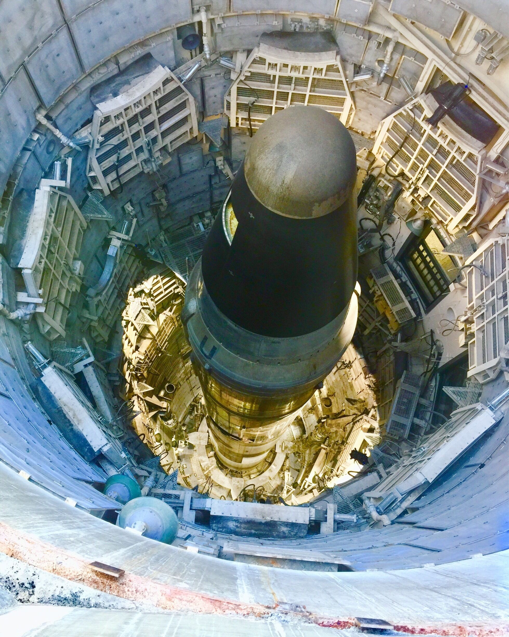 The 103-foot (31 m) Titan II missile inside the silo has neither warhead nor is it now fueled, allowing it to be safely displayed to visitors. The silo became operational in 1963 and was deactivated in 1982. It is crazy to know nuclear bomb was inside!