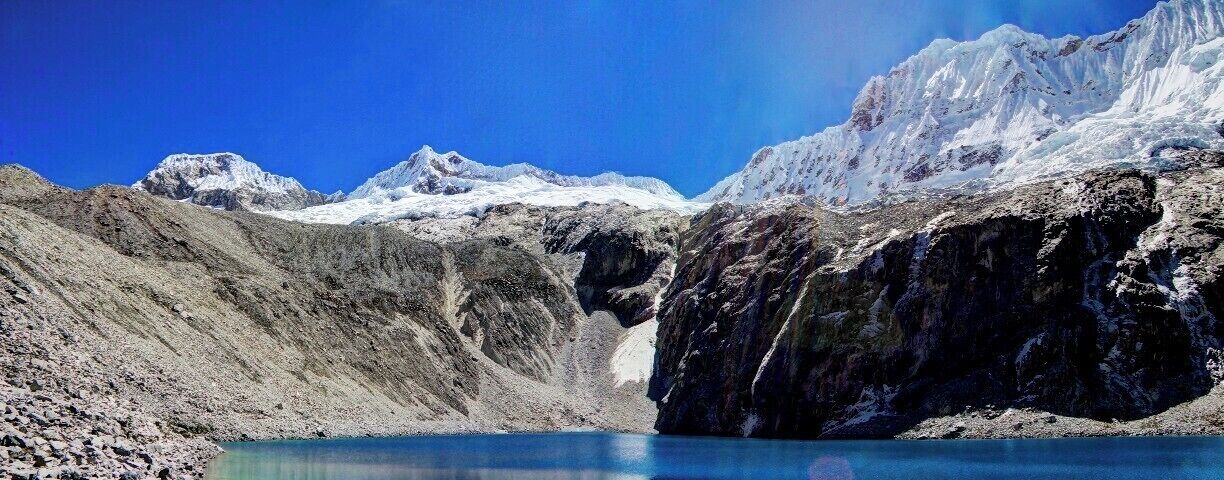 Alone with my guide (the two friends I was travelling with had altitude sickness earlier and had to head back) I hiked up to this beautiful lake, which proved to be awkward at times when you can't speak Spanish.

Head pounding and gasping for every bit of oxygen I could, I think if I'd stayed any longer than lunch I would never have summoned the energy to head back to the van.