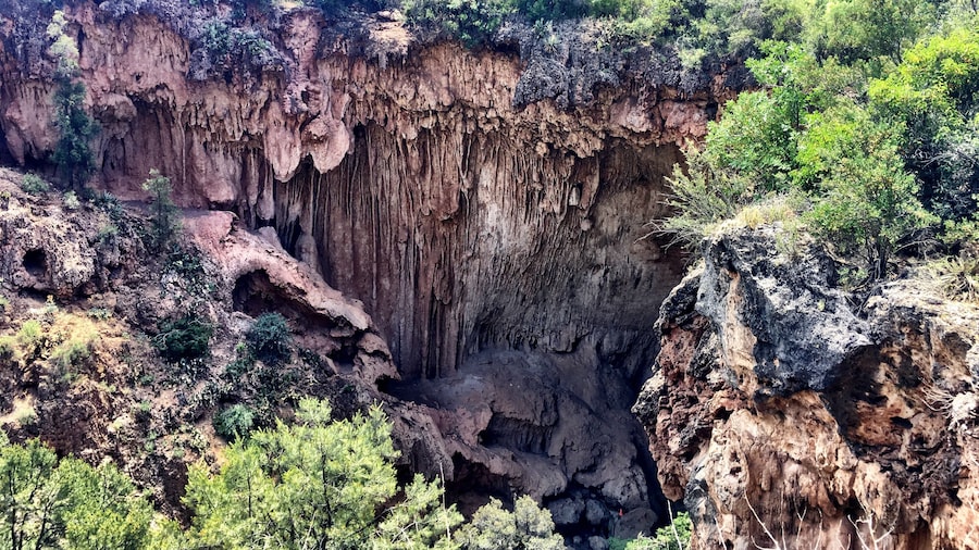 Tonto Natural Bridge State Park. View from one of the several viewing platforms. #nature is awesome.