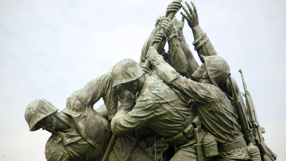 Arlington featuring military items