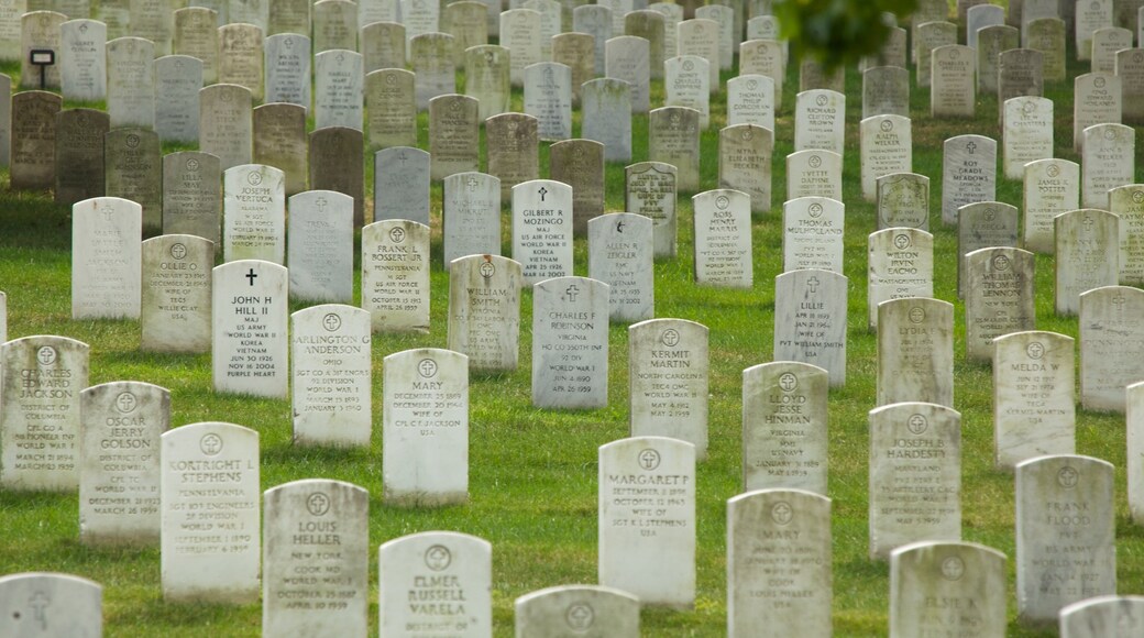 Arlington which includes a cemetery