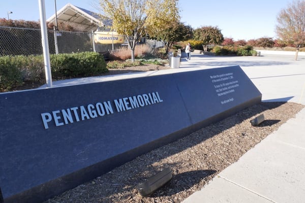 The Pentagon Memorial, located just southwest of The Pentagon in Arlington County, Virginia, is a permanent outdoor memorial to the 184 people who died as victims in the building and on American Airlines Flight 77 during the September 11 attacks.