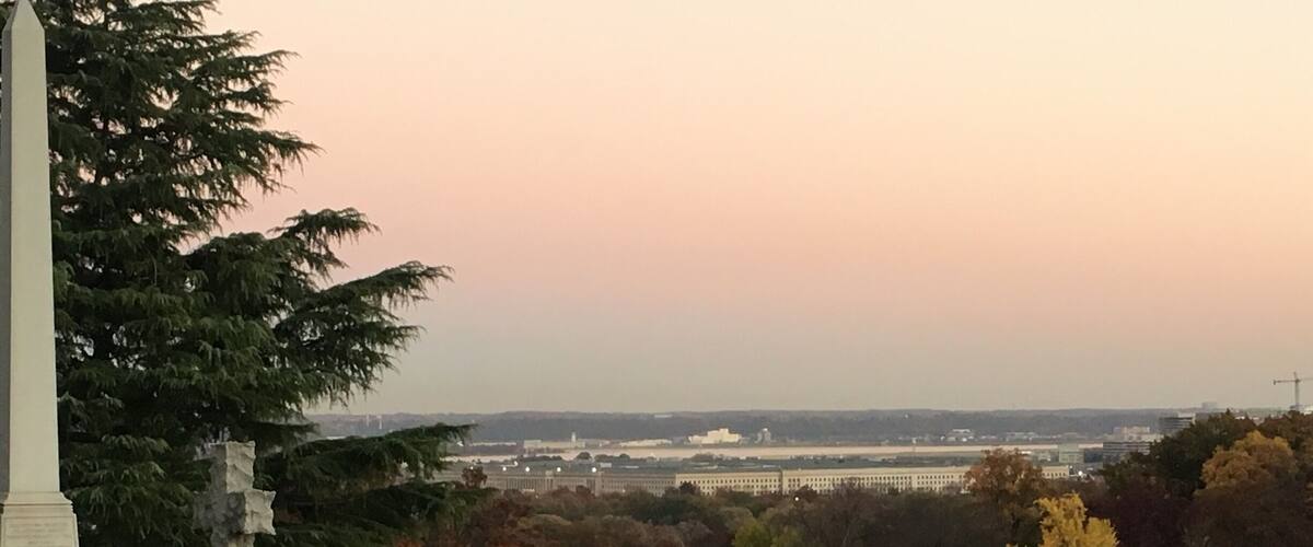 Just out there is the pentagon 😘 #pentagon #ArlingtonCemetery