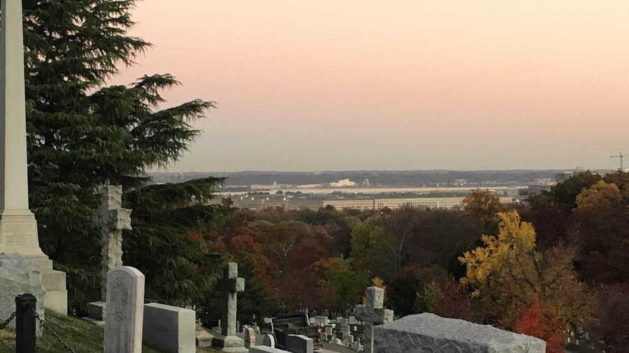 Just out there is the pentagon 😘 #pentagon #ArlingtonCemetery