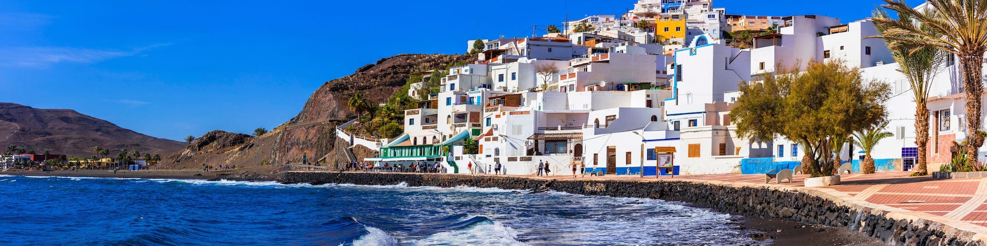 Fuerteventura holidays - scenic coastal village Las Playitas. Canary islands