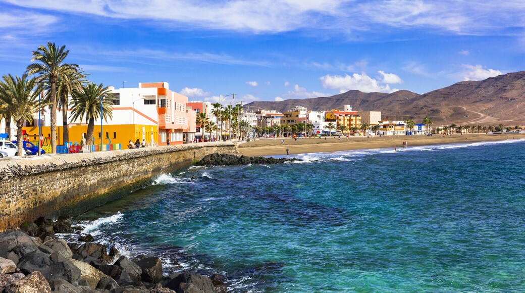 Fuerteventura holidays - scenic coastal town Gran Tarajal. Canary islands