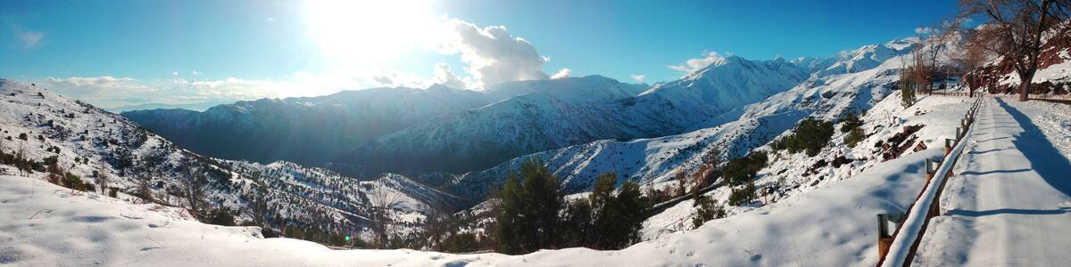 estrada para Farellones - chile