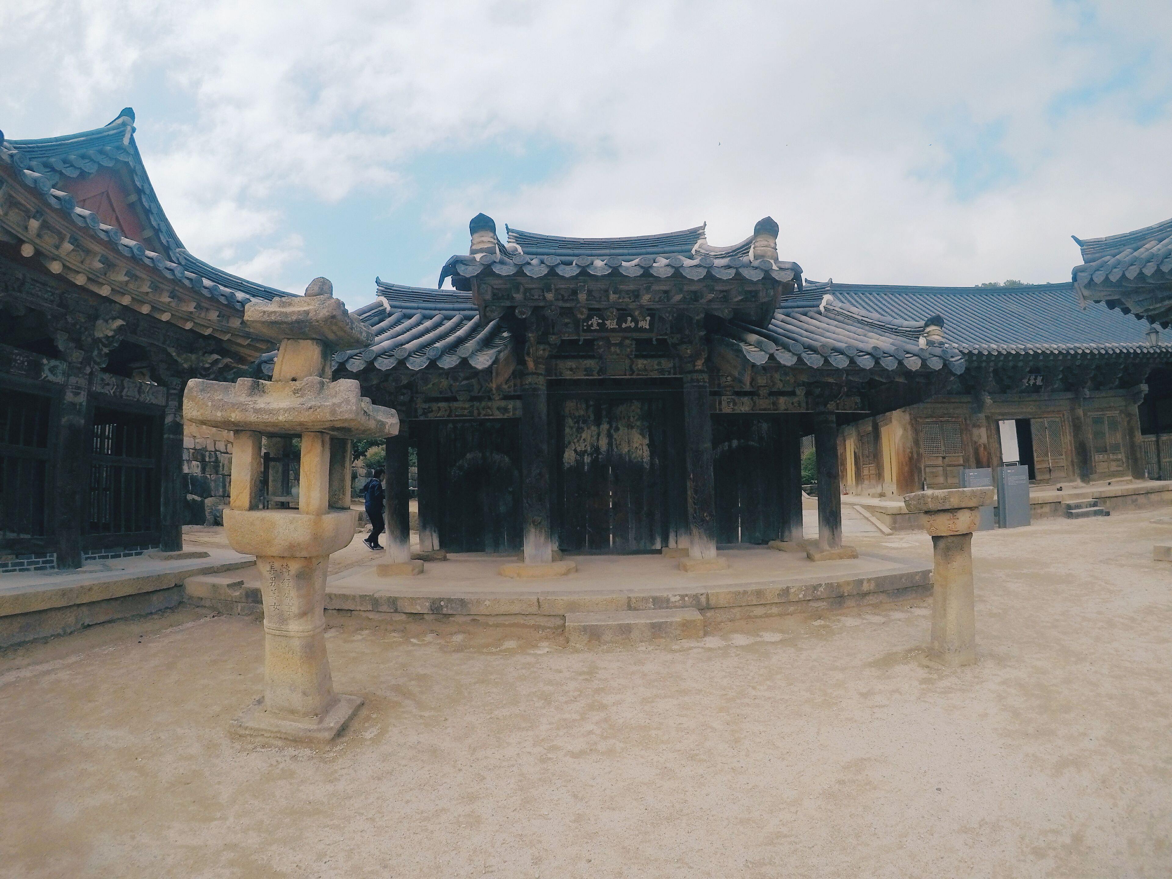 A small house situated inside the Tongdosa temple serve as a prayer place for people.