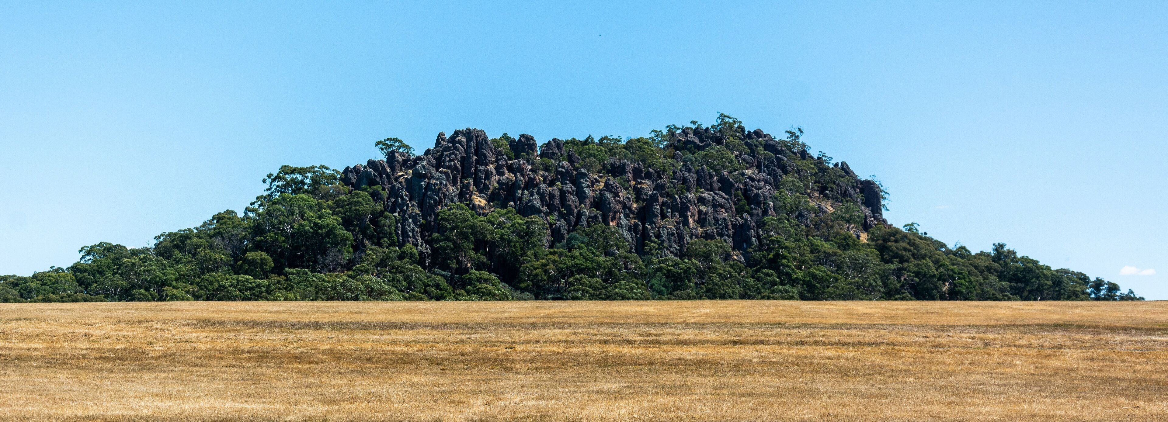 Hanging Rock formation in Victoria, Australia.