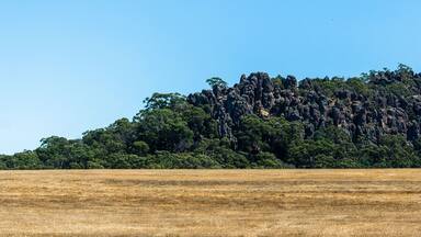 Hanging Rock formation in Victoria, Australia.