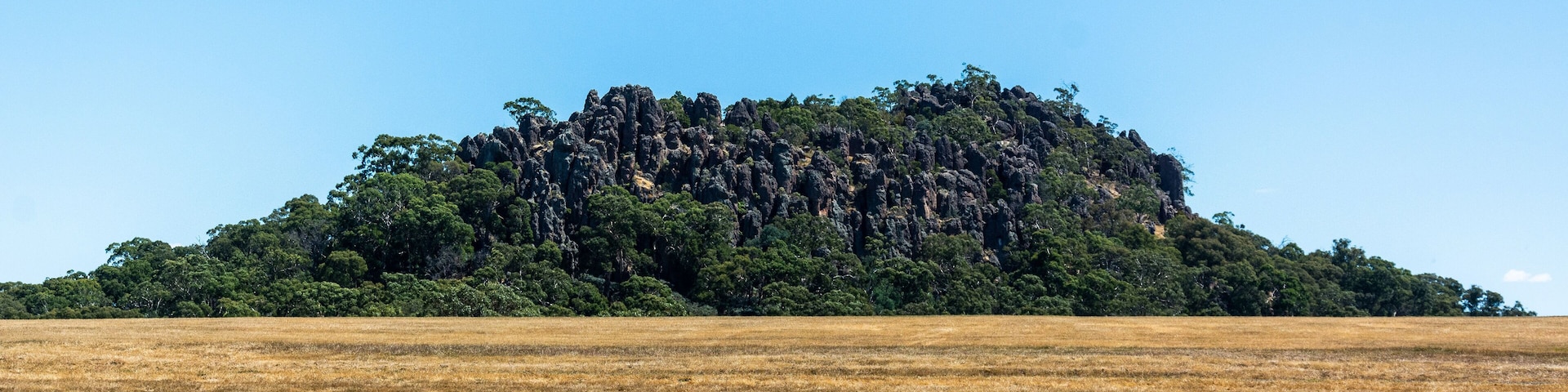 Hanging Rock formation in Victoria, Australia.
