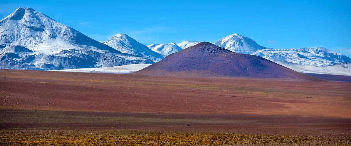 Chile que incluye vista panorámica, montañas y escenas tranquilas