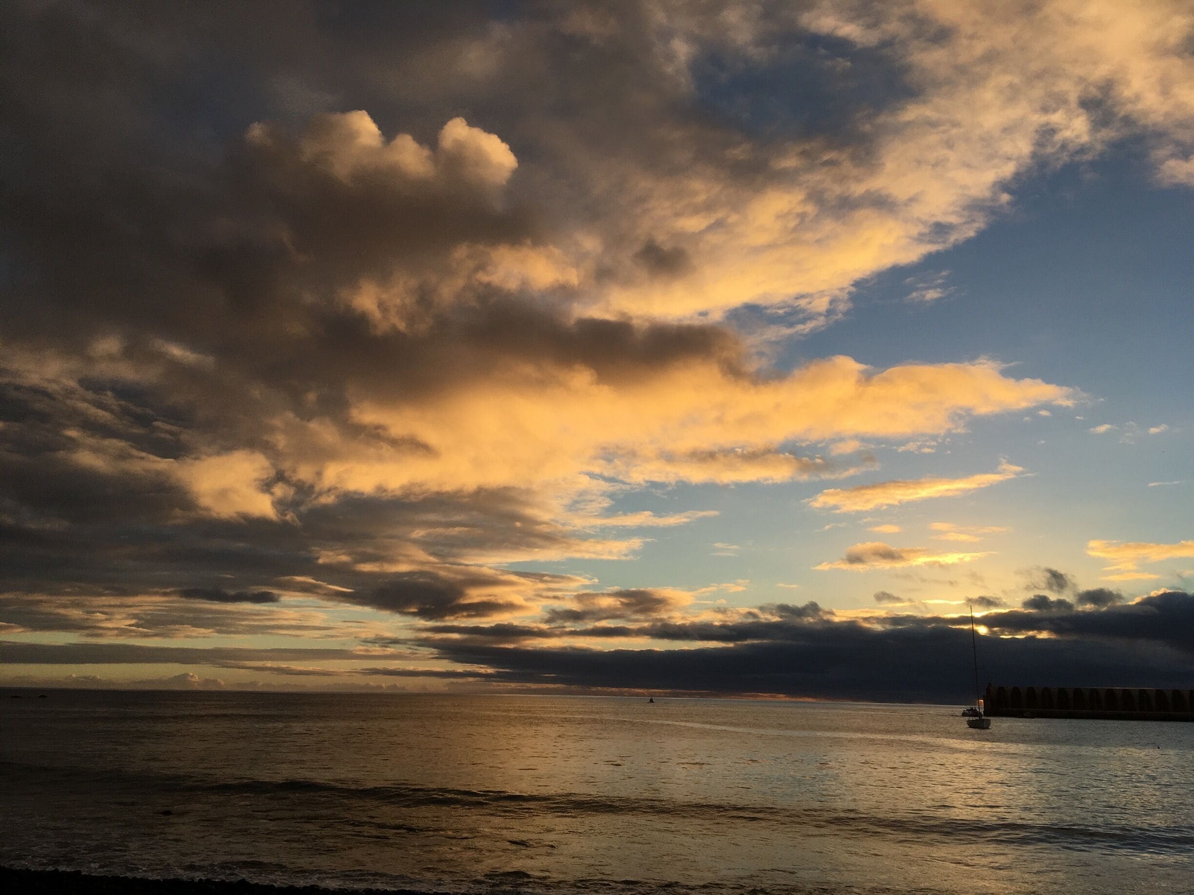 Secluded beach, just found at sunset :)