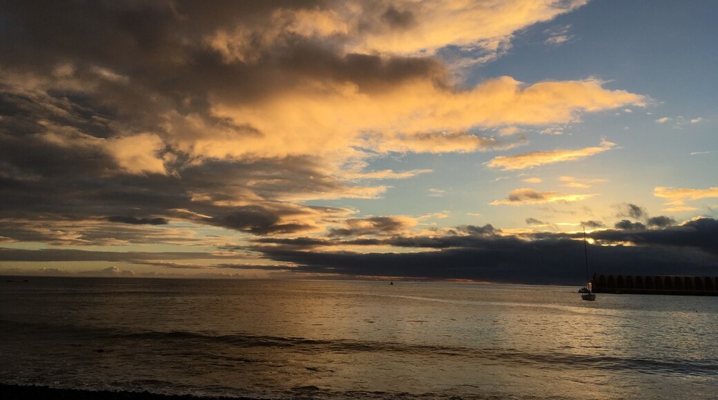 Secluded beach, just found at sunset :)