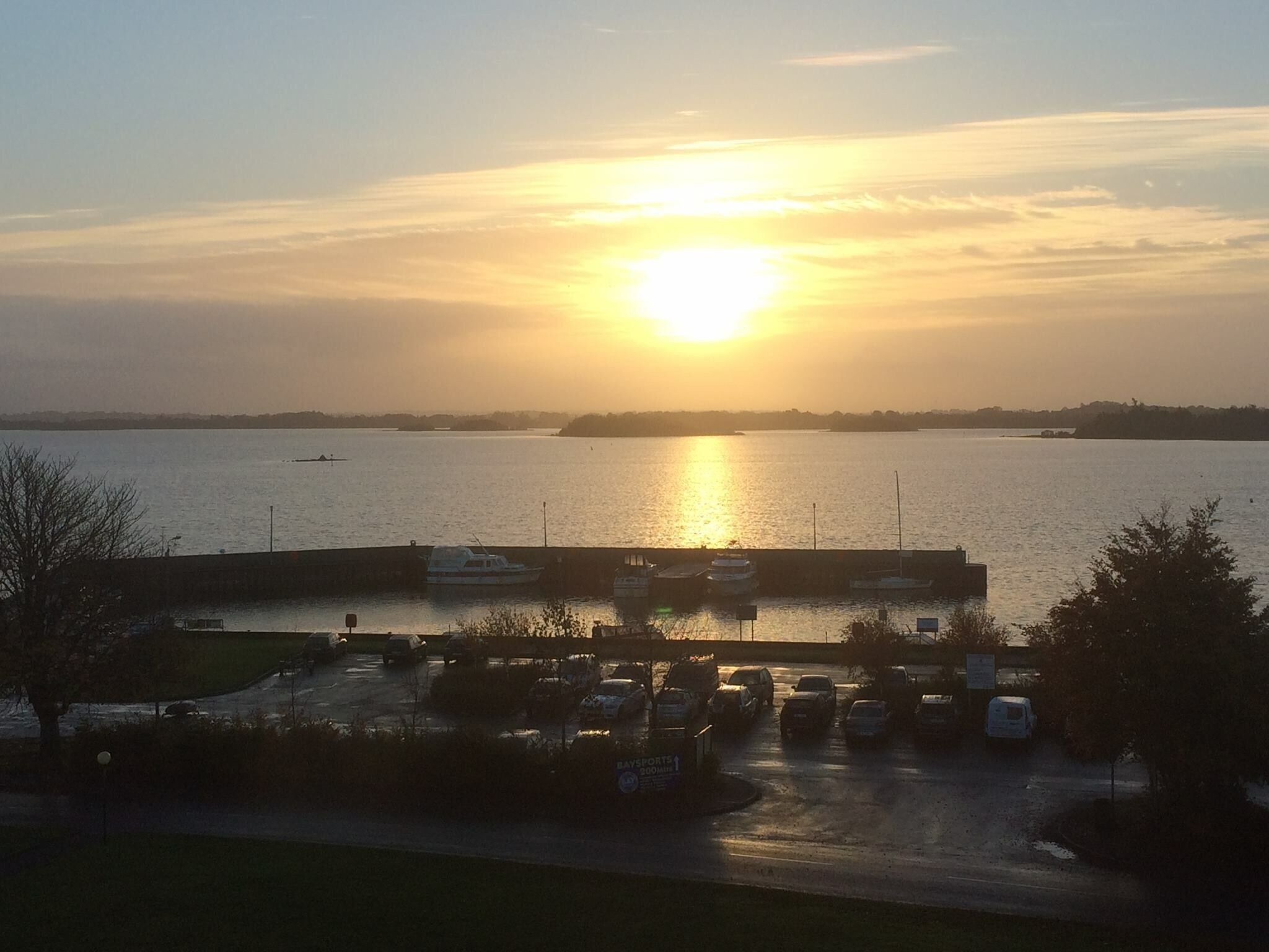 Sunrise over Lough Ree in the heart of #Ireland #LifeAtExpedia #golden
