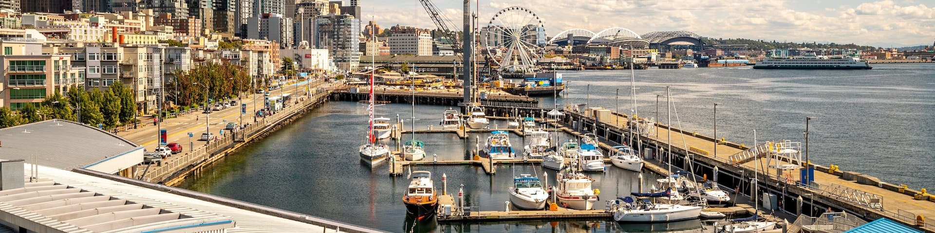 Belltown which includes a bay or harbor and a city