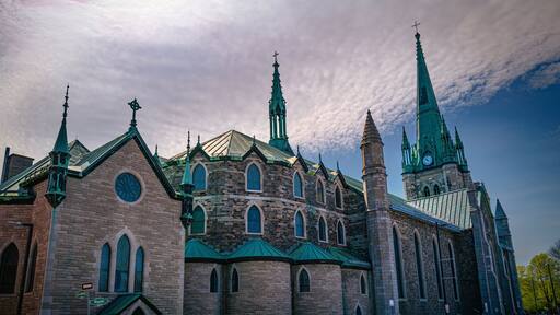 Assumption Cathedral in Trois-Rivières, Canada, or Cathédrale de l'Assomption de Trois-Rivières in French