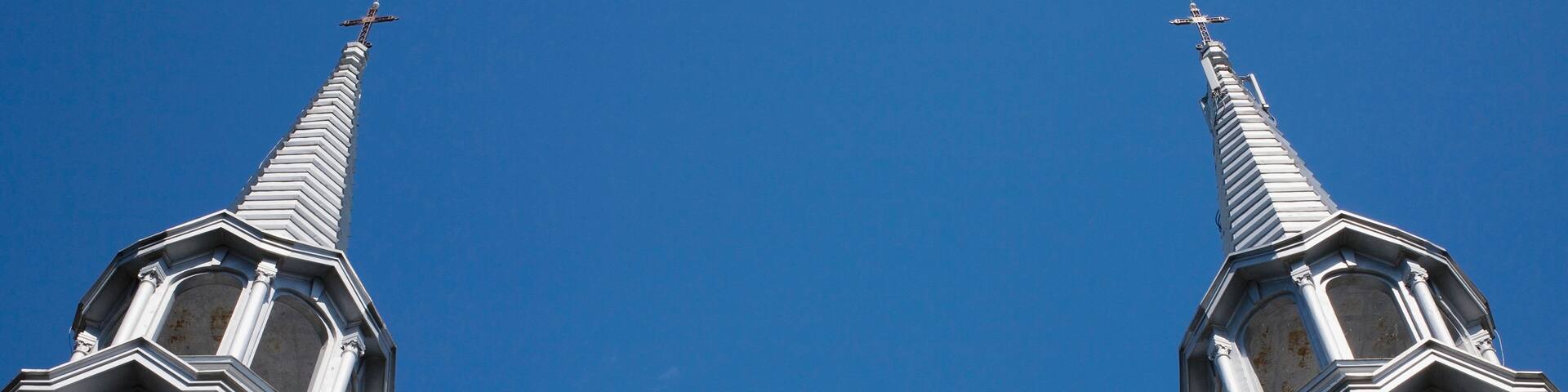 A Catholic Church Building; Marieville, Quebec, Canada