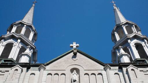 A Catholic Church Building; Marieville, Quebec, Canada