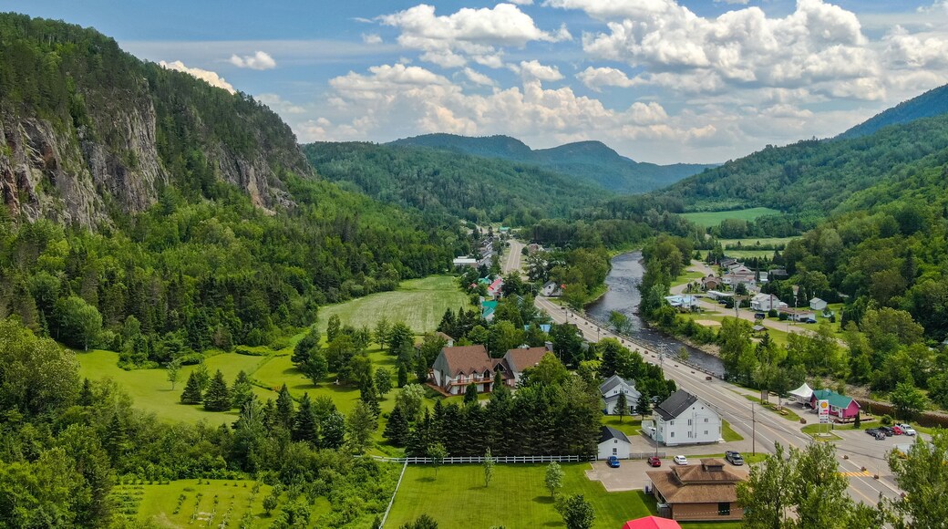 Petit-Saguenay which includes landscape views and a small town or village