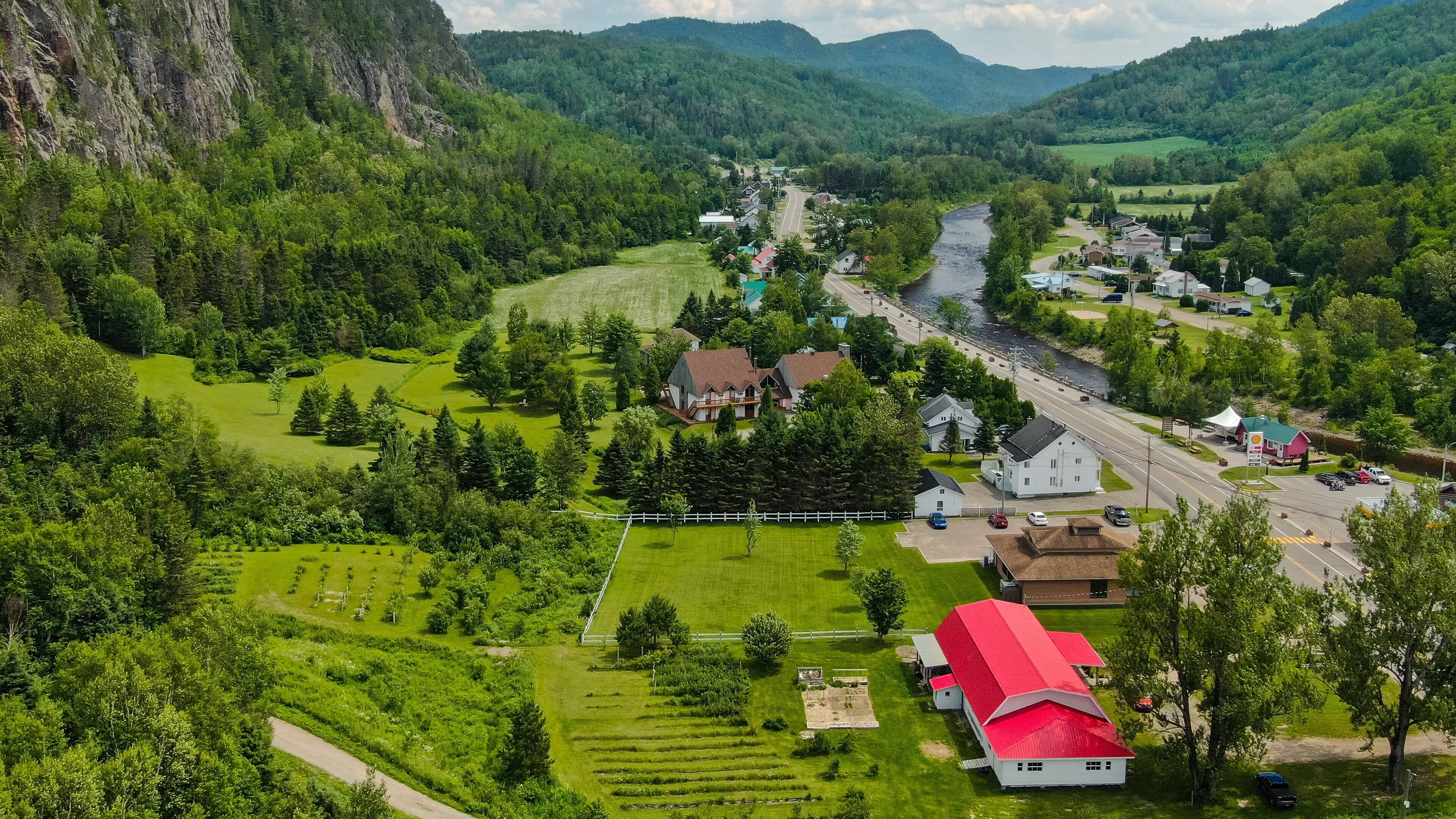 Petit-Saguenay which includes landscape views and a small town or village