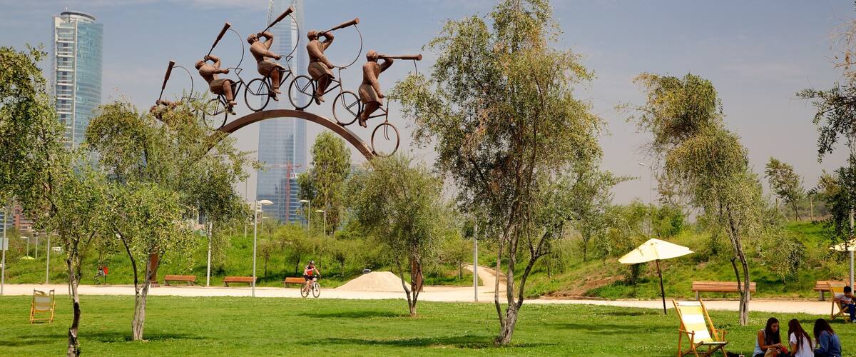 Bicentennial Park presenterar en trädgård och utomhuskonst