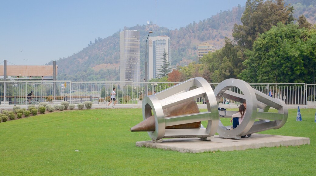 Parque de las Esculturas qui includes art en plein air, parc et art