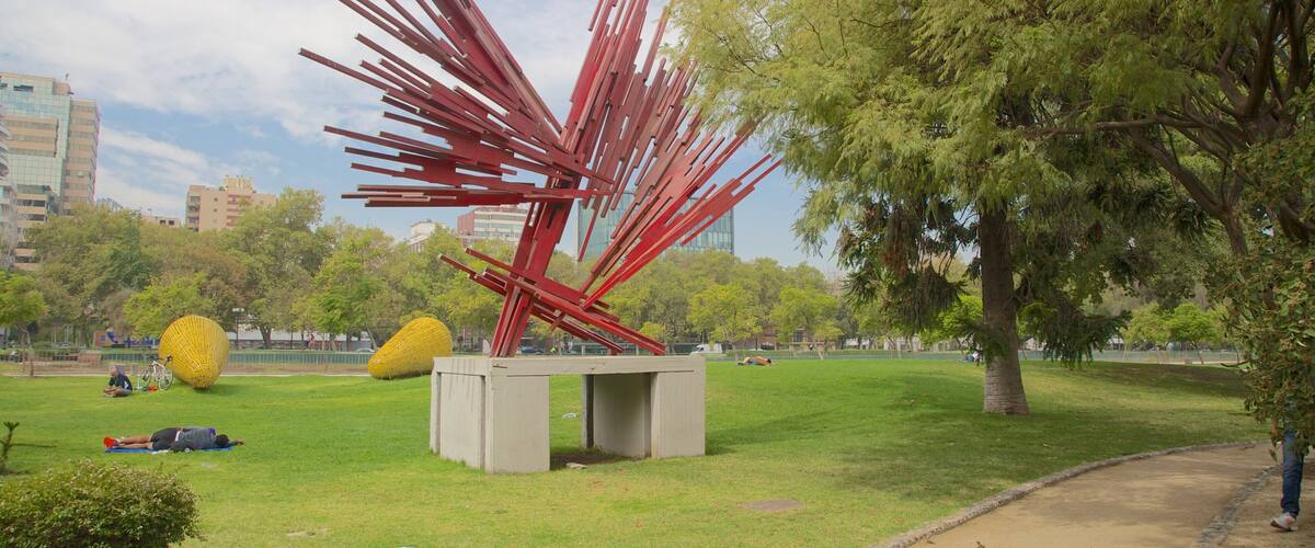 Parque de las Esculturas qui includes art, parc et art en plein air
