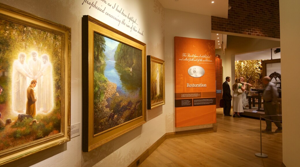Church History Museum showing religious elements, interior views and art
