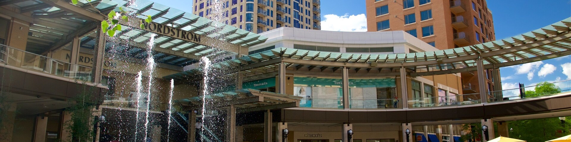 City Creek Center featuring a fountain and modern architecture