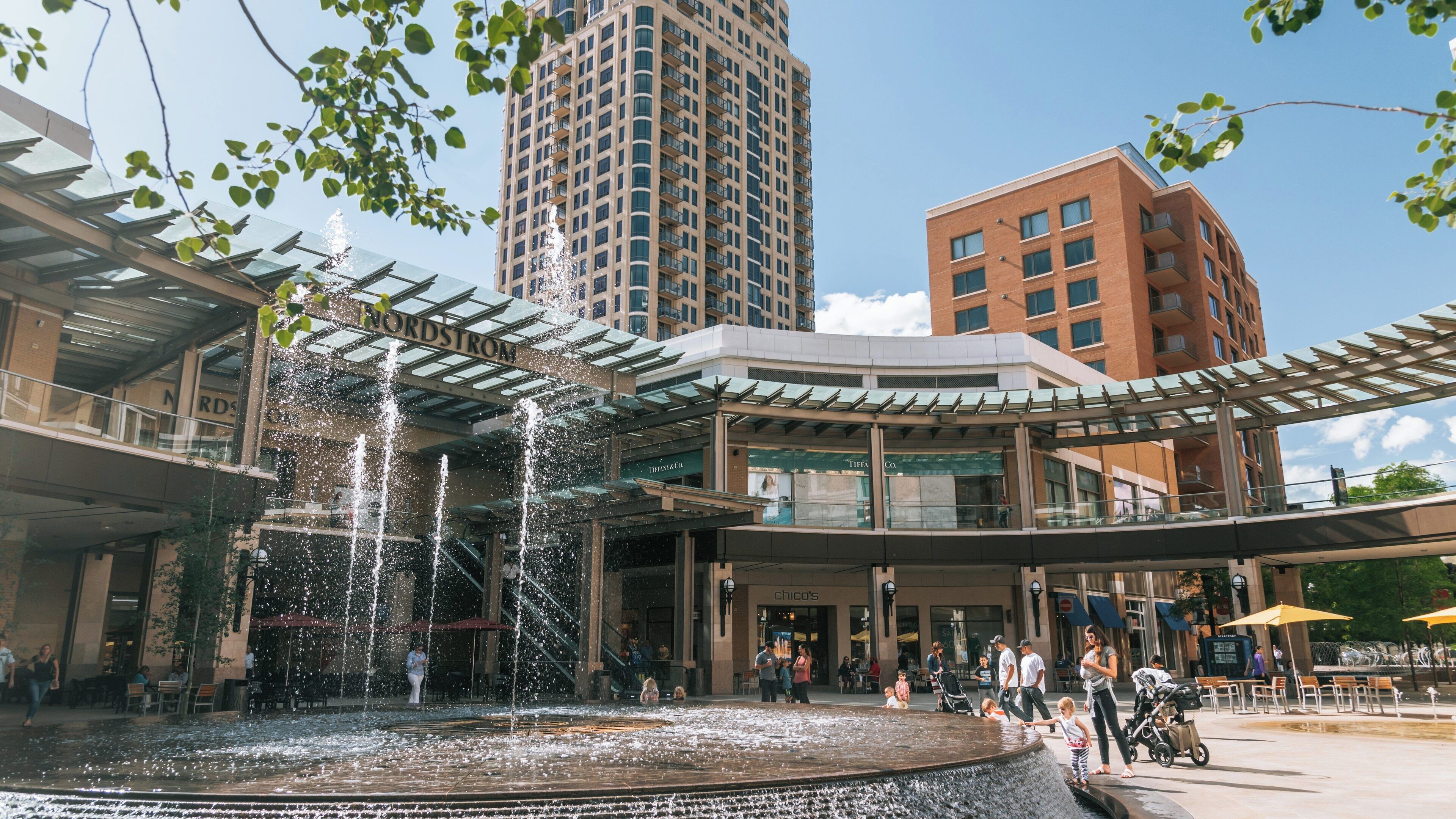 City Creek Center showcases vibrant downtown life in Salt Lake City, Utah with shopping, dining, and dancing water fountains