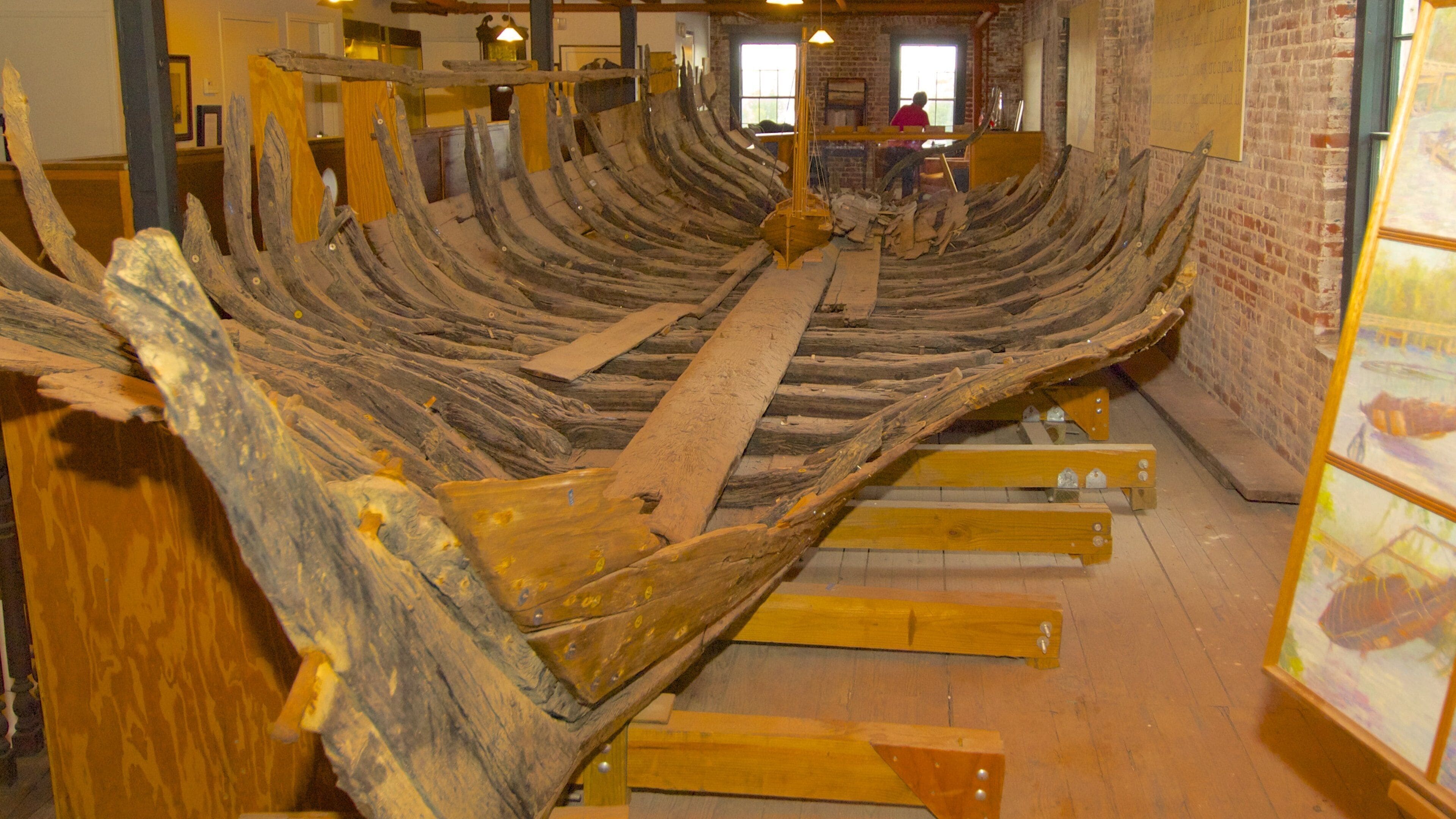 Rice Museum featuring interior views