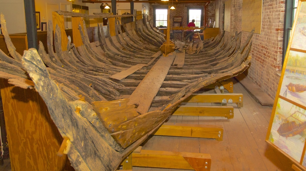 Rice Museum featuring interior views