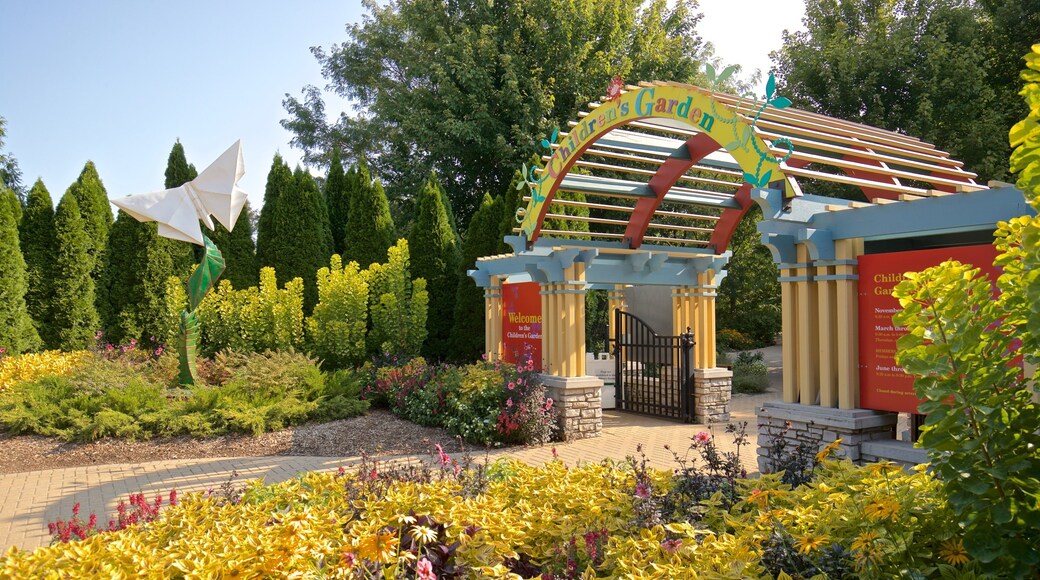 Morton Arboretum featuring wild flowers and a garden