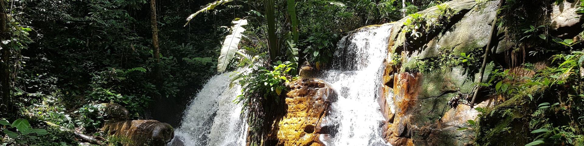 Jaguar Waterfall,at Presidente Figueiredo. Amazon, Brazil